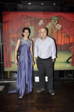 Anupam Kher at the Viewing of In an Artists Mind - IV presented by Reshma Jani and Shwetambari Soni of Gallerie Angel Art along with Sanjay Gupta on 6th March 2014